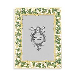 Olivia Riegel Gold Tone Ivy Frame, 5 X 7 In Green/gold