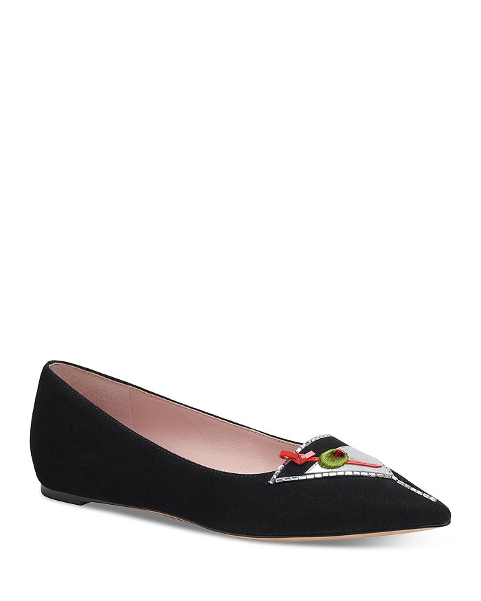 kate spade new york Women's Make It A Double Pointed Toe Flats ...