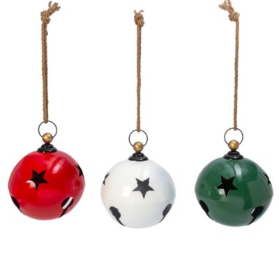 Hanging Jingle Ornament, Set of 3