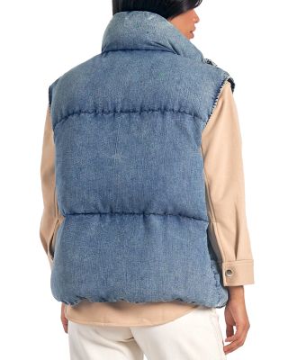 Elan Denim Puffer Vest | Bloomingdale's