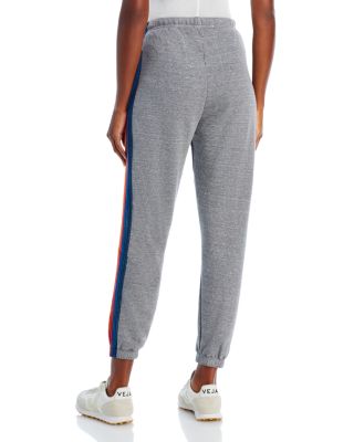 Rainbow-Stripe Sweatpants