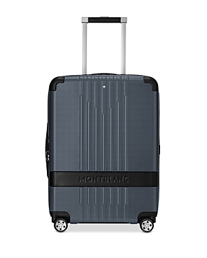 Montblanc Trolley Cabin Four Wheel Suitcase In Gray