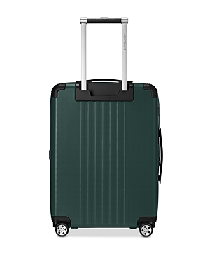 Montblanc Trolley Cabin Four Wheel Suitcase In Green
