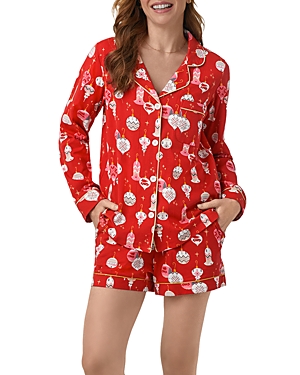 Short Christmas Pajamas Set
