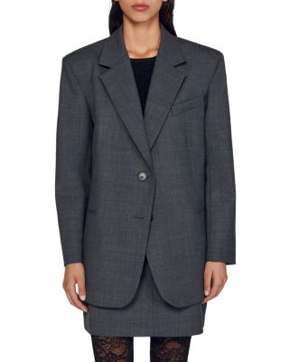 Sandro - Oversized Suit Jacket