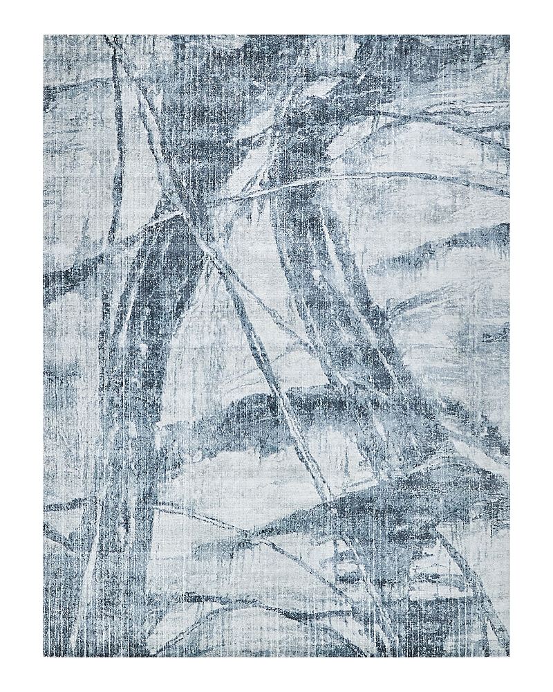 Exquisite Rugs Kyoto 6333 Area Rug, 6' X 9' In Silver/blue
