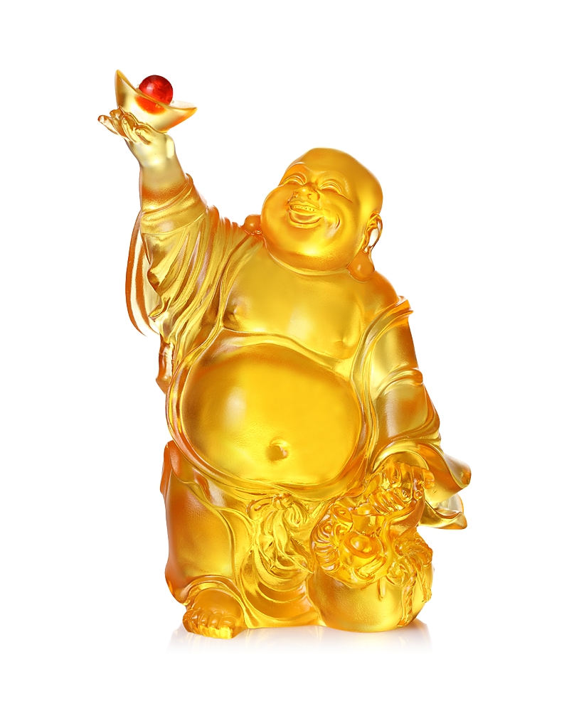 Liuli Joy Born From A Compassionate Heart Crystal Figure In Amber