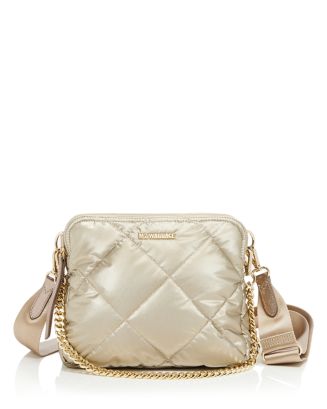 MZ Wallace Cherry Quilted Tambourine Crossbody