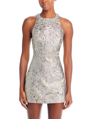 Alice + olivia Air metallic dress outlets size s