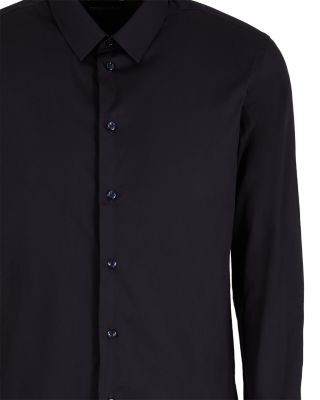 Essential Slim Fit Long Sleeve Stretch Shirt