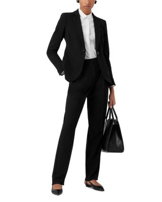 Barathea Stretch Wool Trousers