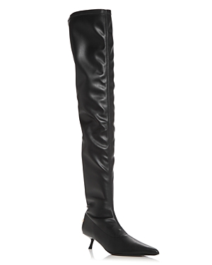 Shop Anine Bing Women's Hilda Over The Knee Stretch Boots In Black