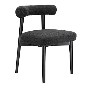 Shop Tov Furniture Spara Boucle Side Chair In Black