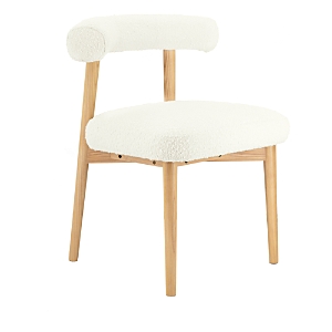 Tov Furniture Spara Boucle Side Chair In Cream
