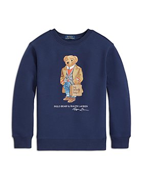 Ralph Lauren - Boys' Polo Bear Sweatshirt, Little Kid, Big Kid - 100% Exclusive