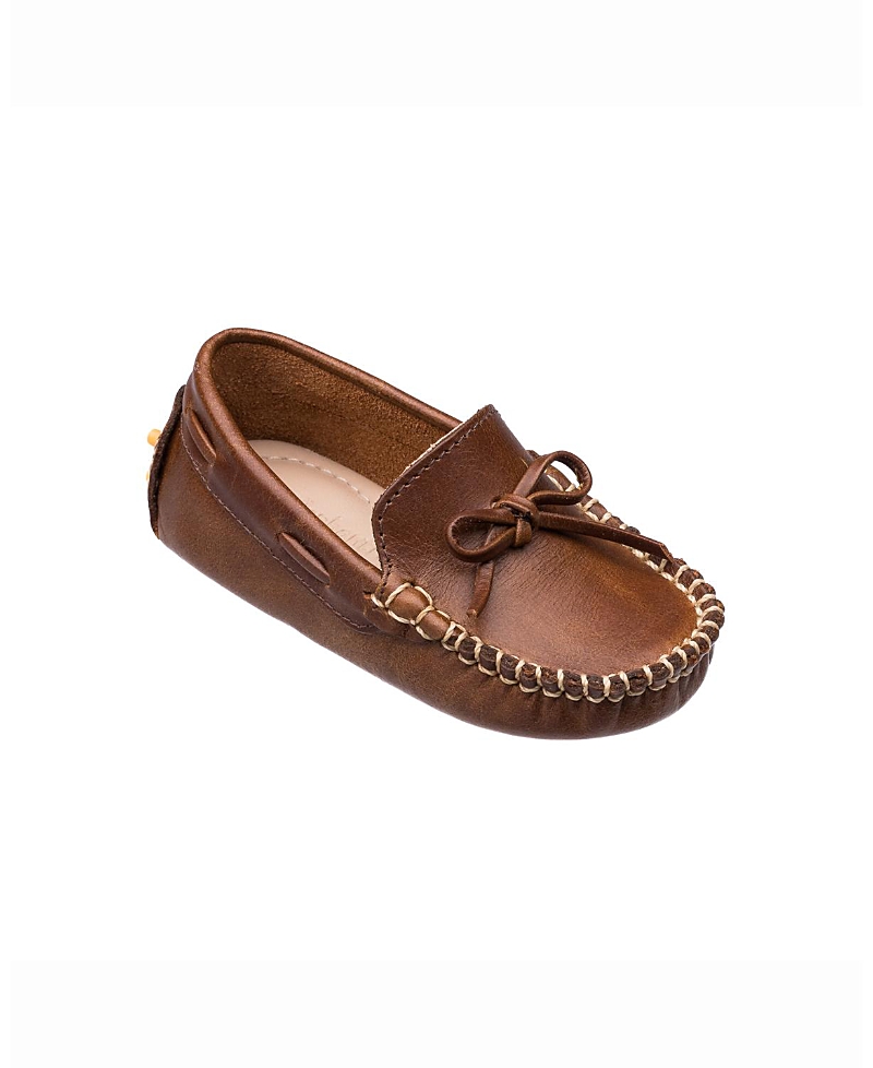 Elephantito Contrasting Stitching Driver Loafer - Little Kid In Apache
