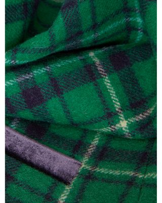 Margot Plaid Wool Sheath Dress