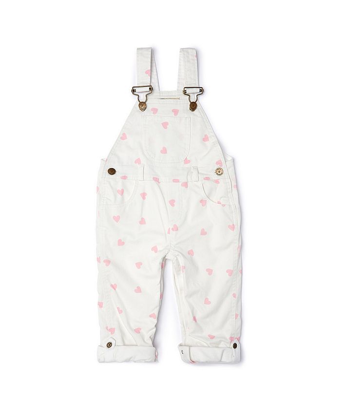 Dotty Dungarees Girls Love Heart Printed Overalls Baby Little Kid Big Kid Bloomingdale s