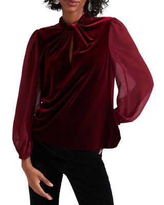 HOBBS LONDON - Faye Velvet Top