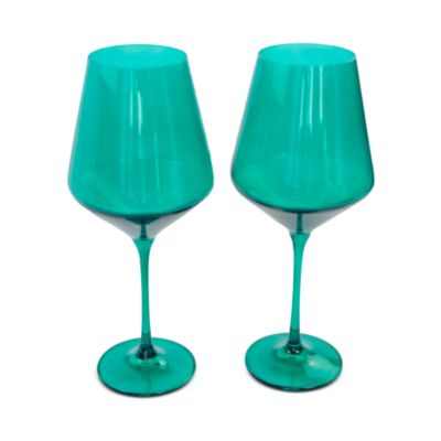 Stem Wine Glasses, Set of 2