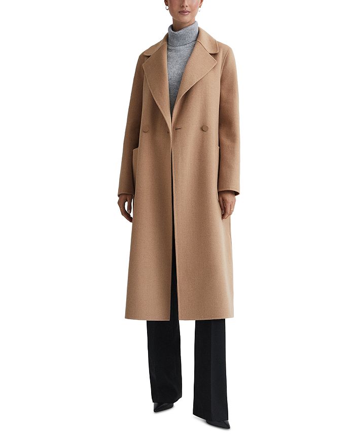 REISS Lucia Double Breasted Blindseam Coat | Bloomingdale's