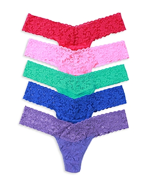 HANKY PANKY HOLIDAY SIGNATURE LOW RISE THONGS, SET OF 5