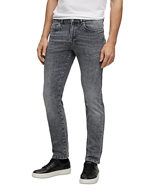 Shop Hugo Boss Delaware Slim Fit Jeans In Charcoal
