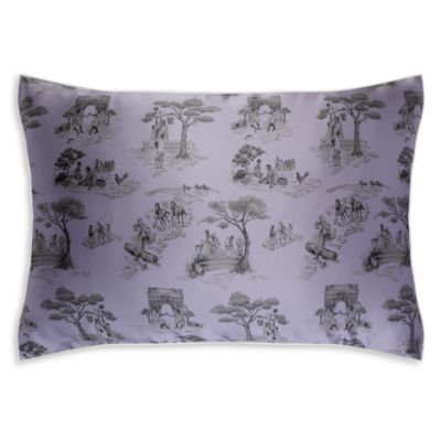 Gingerlily x Sheila Bridges Harlem Toile Silk Pillowcase, Standard