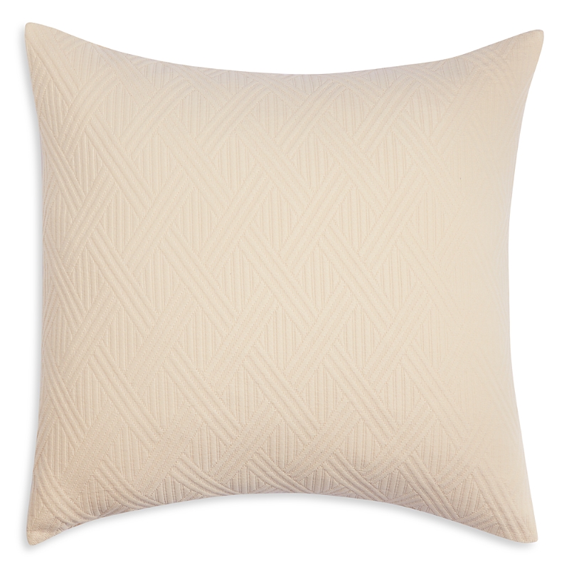 Frette Cotton Geometrics Decorative Cushion - Exclusive In Pine Seed