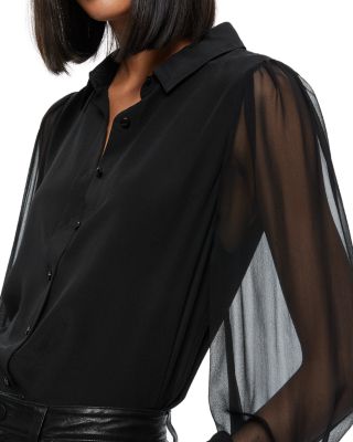Roanne Puff Sleeve Button Down
