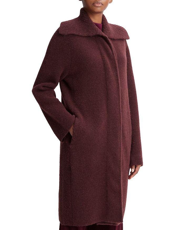 Vince Ribbed Sailor Collar Sweater Coat Bloomingdale's