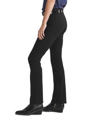 Peyton High Rise Bootcut Jeans in Black