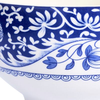 Blue Italian Brocato 4.3" Bowl, Set of 4