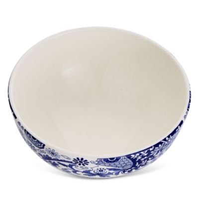 Blue Italian Brocato 6.5" Bowl, Set of 4