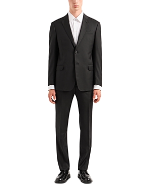 Emporio Armani Regular Fit Suit In Black