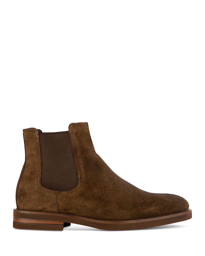 Shop To Boot New York Men's Shelby Ii Pull On Chelsea Boots In Mid Brown Suede