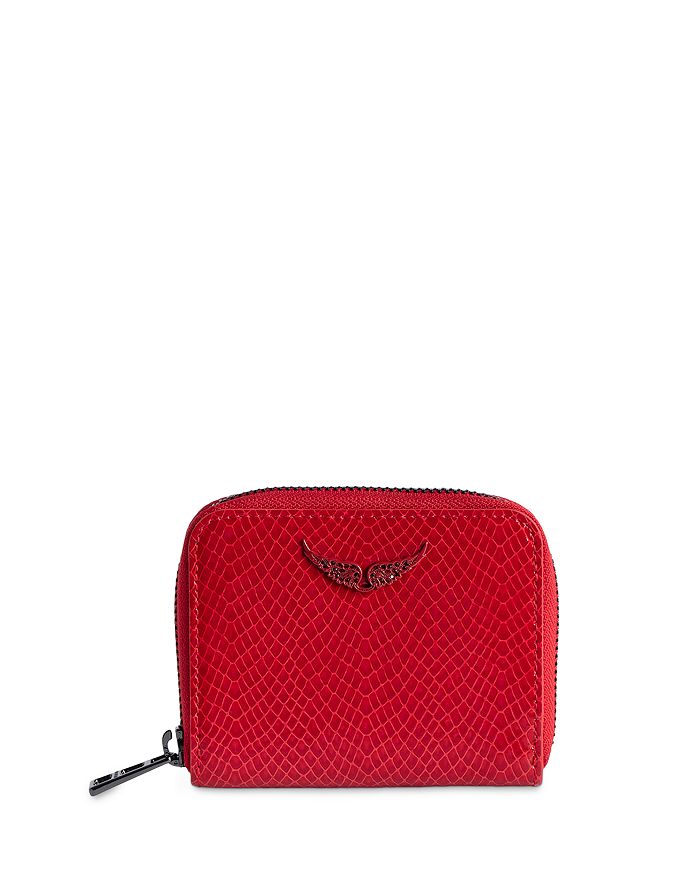 Zadig & Voltaire ZV Wild Glossy Mini Zip Pouch Bloomingdale's