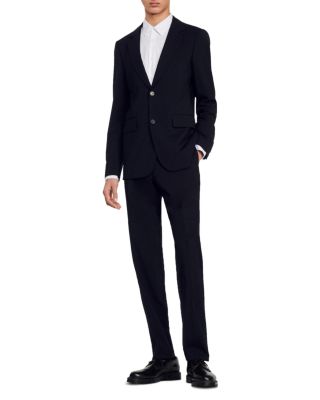 Sandro - Formal Suit Jacket & Solid Slim Fit Suit Pants