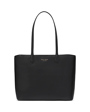 Shop Kate Spade New York Veronica Large Pebbled Leather Tote In Black