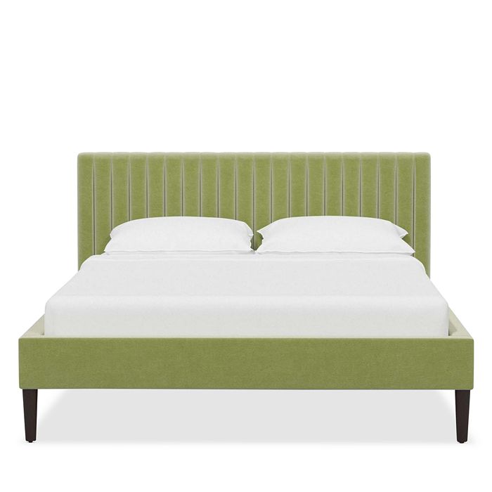 Shop Sparrow & Wren Griffin Boucle Channel Bed, Twin In Titan Sage