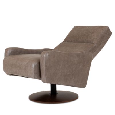 Remi Leather Swivel Recliner