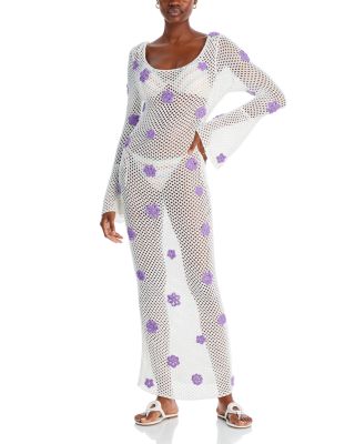 Capittana Lily Crochet Maxi Dress Swim Cover-Up