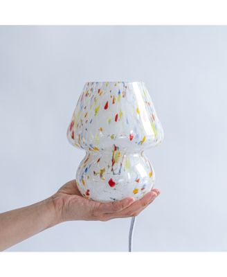 Mini Glass Mushroom Lamp