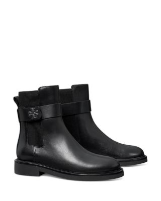 Tory Burch Women's Double T Buckled Chelsea Boots