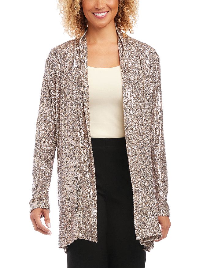 Karen Kane Sequined Duster Cardigan Bloomingdale s