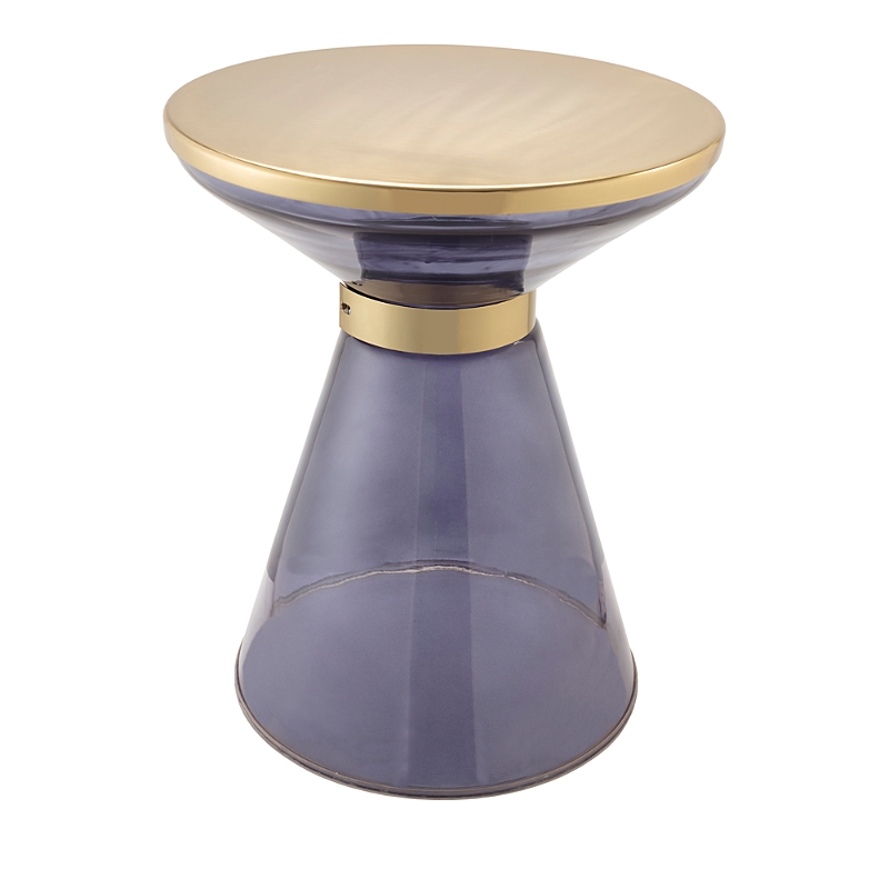 Tov Furniture Coral Side Table In Blue