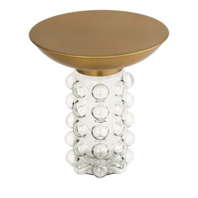  Bubble Glass Side Table