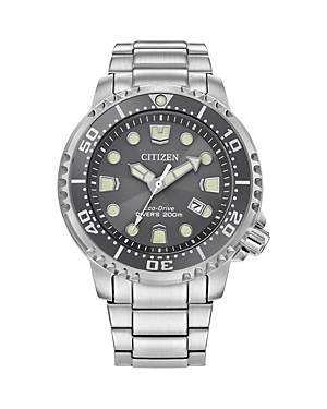 Shop Citizen Eco-drive Promaster Dive Watch, 44mm In Gray/silver