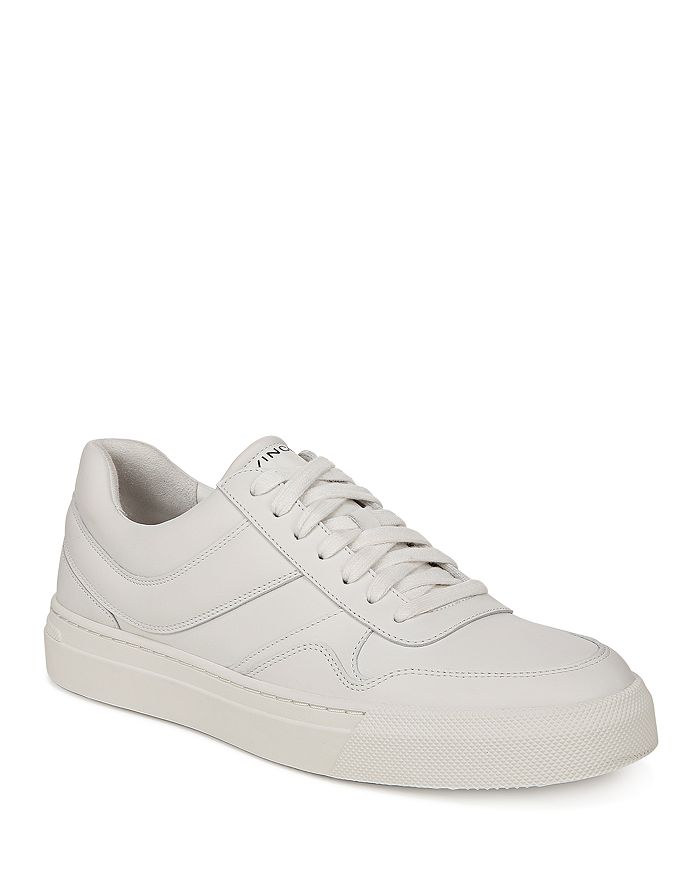 Men's vince white top sneakers