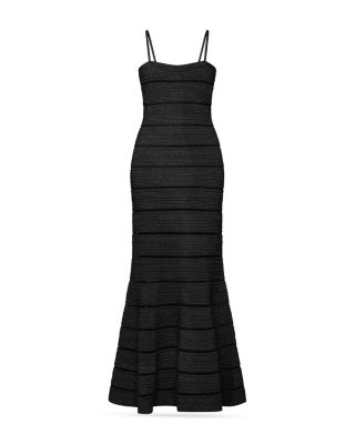 Sleeveless Stitched Bandage Gown